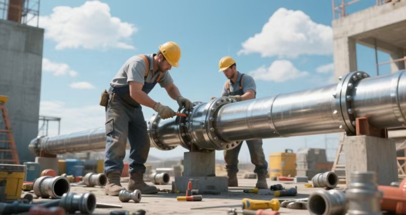 环压安装一种高效可靠的管道连接新方式